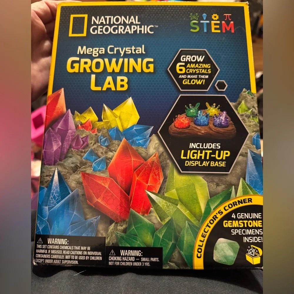 National Geographic Mega Crystal Growing lab NEW Sealed